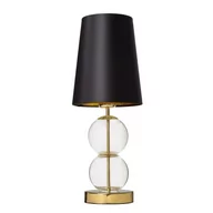 Lampy stojące - Kaspa Nowoczesna lampa stołowa COCO 41092102 abażurowa do gabinetu - miniaturka - grafika 1