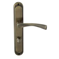 Klamki - Klamka ROMANA M3 brąz grafiatto WC72 - miniaturka - grafika 1