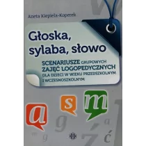 Głoska sylaba słowo - Aneta Kiepiela-Koperek - Pedagogika i dydaktyka - miniaturka - grafika 1