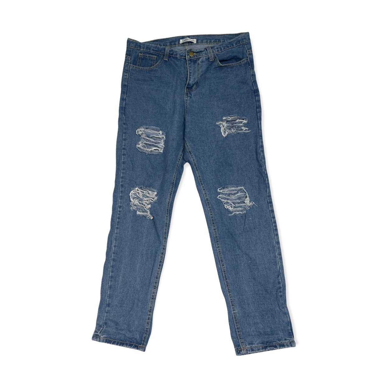 Spodnie Jeansy damskie z dziurami EVENSLEAVES 31