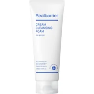 Pianki do mycia twarzy - Real Barrier Cream Cleansing, Nawilżająca pianka oczyszczająca z ceramidami - miniaturka - grafika 1