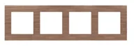 Klawisze i ramki - Kontakt Simon Ramka poczwórna Nature Simon 55 - dąb - miniaturka - grafika 1