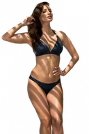 Stroje kąpielowe - Madora Fanta Granatowy kostium kąpielowy - miniaturka - grafika 1