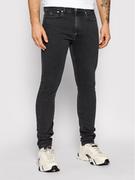 Spodnie męskie - Calvin Klein Jeansy J30J315571 Szary Skinny Fit - miniaturka - grafika 1