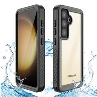 Etui i futerały do telefonów - D-Pro 360° Waterproof Case IP68 etui wodoodporne wodoszczelne do Samsung Galaxy S24 Plus (Black) - miniaturka - grafika 1