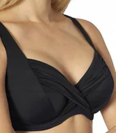 Stroje kąpielowe - Triumph Biustonosz kąpielowy góra od bikini czarny miękki na fiszbinach 48C - miniaturka - grafika 1