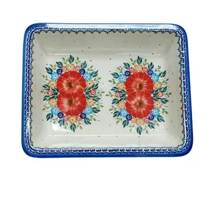 Ceramiczna forma do pieczenia Ceramika Bolesławiec - Brytfanny - miniaturka - grafika 1