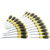Śrubokręty - Stanley Tools sta060213 Essential śrubokręt, żółty/czarny (20 sztuk) STA060213 - miniaturka - grafika 1