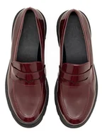 Kapcie damskie - C'M Mokasyny w kolorze czerwonym - miniaturka - grafika 1