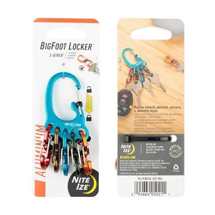 Nite Ize - BigFoot Locker KeyRack Aluminum - Assorted - KLKBFA-03-R6 - Sprzęt wspinaczkowy - miniaturka - grafika 1