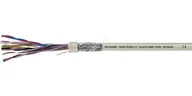 Przewody elektryczne - Przewód PVC do przesyłu danych, parowany, ekranowany PAAR-TRONIC-CY 2x2x0,75 mm2 szary, żyły kolorowe wg DIN 47100 - miniaturka - grafika 1