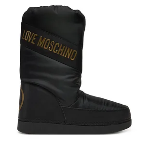 Śniegowce LOVE MOSCHINO JA24032G1NISY000 Czarny - Śniegowce damskie - miniaturka - grafika 1