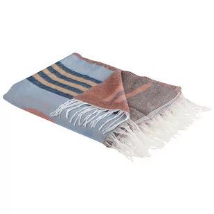 Koc 130 x 170 cm wielokolorowy RESHA - Koce - miniaturka - grafika 1