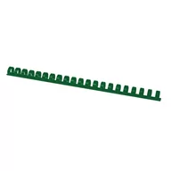 Artykuły biurowe - OFFICE PRODUCTS Grzbiety do bindowania OFFICE PRODUCTS A4 14mm 125 kartek 100 szt. zielone 20241415-02 - miniaturka - grafika 1