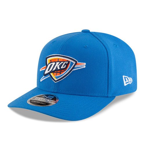 Czapka z daszkiem New Era 9SEVENTY Oklahoma City Thunder NBA Team Blue Stretch Snapback - 60755427