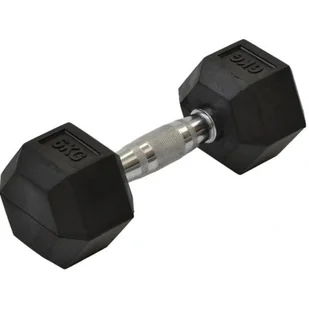EB FIT Stałe Hantle Treningowe Gumowe 2x6kg Do Ćwiczeń 54534 - Hantle i ciężarki - miniaturka - grafika 1