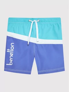 Kąpielówki dla chłopców - United Colors Of Benetton Szorty kąpielowe 5JD00X005 Niebieski - grafika 1