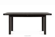 Stoły - Duży stół do salonu rozkładany 140 cm wenge COSPE Konsimo - miniaturka - grafika 1