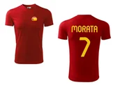 Koszulki sportowe męskie - Treningowa Koszulka HISZPANIA MORATA 7 - miniaturka - grafika 1