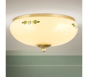 Orion DL 7-673 - Lampa sufitowa LANDHAUS 2xE27/60W/230V śr. 28 cm brąz/beżowa - Lampy sufitowe - miniaturka - grafika 1