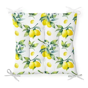 Poduszka na krzesło z domieszką bawełny Minimalist Cushion Covers Lemons, 40x40 cm - Poduszki na krzesła - miniaturka - grafika 1