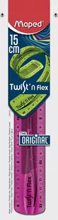 Maped linijka Twist'n Flex, 15 cm - Linijki, ekierki - miniaturka - grafika 2