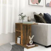 Ławy i stoliki kawowe - Lumarko Stolik boczny, przydymiony dąb, 50x30x50 cm - miniaturka - grafika 1