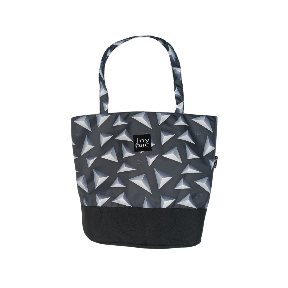 Duża i pojemna torba shopperka SHOPER uniwersalna modna na zakupy na co dzień ice triangle