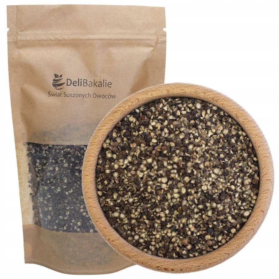 Pieprz czarny grys 100g młotkowy mocno aromatyczny DeliBakalie