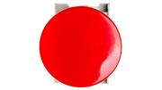 Inne akcesoria elektryczne - Spamel Przycisk grzybkowy czerwony 1Z 1R pierścień niklowany SP22-DC-11 SP22-DC-11 - miniaturka - grafika 1