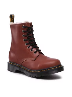 Glany damskie - Dr. Martens Glany 1460 Serena 27782225 Brązowy - grafika 1