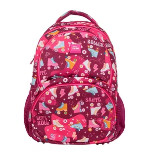 Plecak duży 25L ROLLER, różowy - Plecaki szkolne i tornistry - miniaturka - grafika 1