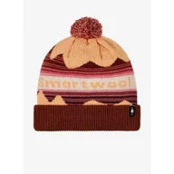 Czapki damskie - Czapka zimowa Smartwool Knit Winter Pattern POM Beanie - apricot - miniaturka - grafika 1