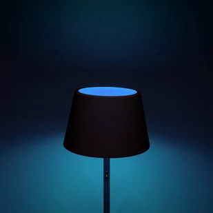 Konstsmide Lampa stojąca LED Pomezia na zewnątrz, USB, czarna - Lampy ogrodowe - miniaturka - grafika 2