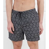 Kąpielówki męskie - Calvin Klein Szorty kąpielowe MEDIUM DRAWSTRING-PRINT | Regular Fit - miniaturka - grafika 1