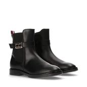Botki damskie - Botki Tommy Hilfiger Chelsea Boot Black W T4A5-33048-0036999-999 - miniaturka - grafika 1