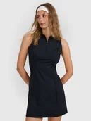 Sukienki - 4F Sukienka tenisowa damska - czarna S - miniaturka - grafika 1