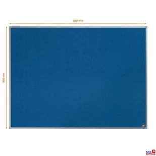 Tablica filcowa ogłoszeniowa NOBO ESSENCE 90x120cm niebieski /1904071/ - Tablice i flipcharty - miniaturka - grafika 1