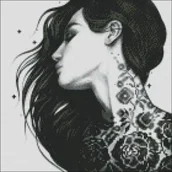 Malowanie po numerach - Diamentowa mozaika - Nieposłuszny 40x40cm - Ideyka - miniaturka - grafika 1