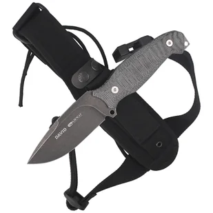Nóż Viper David Evolution Black Canvas Micarta, DSW by Rumici (VT4002ECB) - Noże - miniaturka - grafika 4