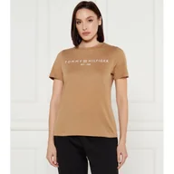 Koszulki i topy damskie - Tommy Hilfiger T-shirt Regular Fit - miniaturka - grafika 1