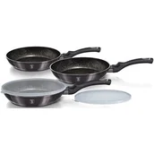 Zestawy garnków i patelni - Berlinger Haus Patelnia ZESTAW 3 PATELNI GRANITOWYCH BERLINGERHAUS BH-7055 BH-7055 - miniaturka - grafika 1