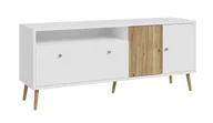 Szafki RTV - Szafka Rtv EasyKlix Harllson Hltt231Rec-M793 Biały / Dąb Mauvella - miniaturka - grafika 1
