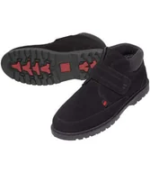 Buty zimowe męskie - Wysokie buty z zamszowej, naturalnej skóry z wyściółką z kożuszka sherpa Mężczyzna Atlas For Men - Kolor : Czarny - Rozmiar : 39 - miniaturka - grafika 1