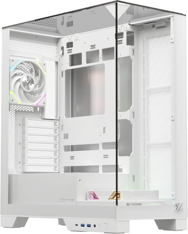 Obudowa XYZ PC GEAR Trifecta ARGB biała X-CS-TRIFECTA-W