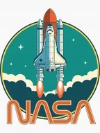 Podkładki pod mysz - PODKŁADKA POD MYSZ Z Nadrukiem 22x18 cm NASA Kosmos Moon Tekst Prezent - miniaturka - grafika 1