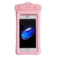 Etui i futerały do telefonów - USAMS Etui wodoodporne 6 cali YD007 różowe AOUSATFUSA00090 (6FSD703) - miniaturka - grafika 1