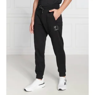 Armani Exchange Spodnie dresowe | Regular Fit - Dresy męskie - miniaturka - grafika 1