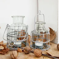 Świeczniki - Świecznik, zestaw 2 szt. Naomi - miniaturka - grafika 1