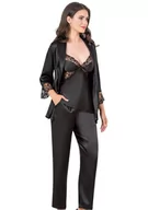 Komplety bielizny - Komplet Damski satyna elegancki Vienetta S prezent - miniaturka - grafika 1